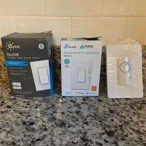 3 Wifi Compatible Smart Switches